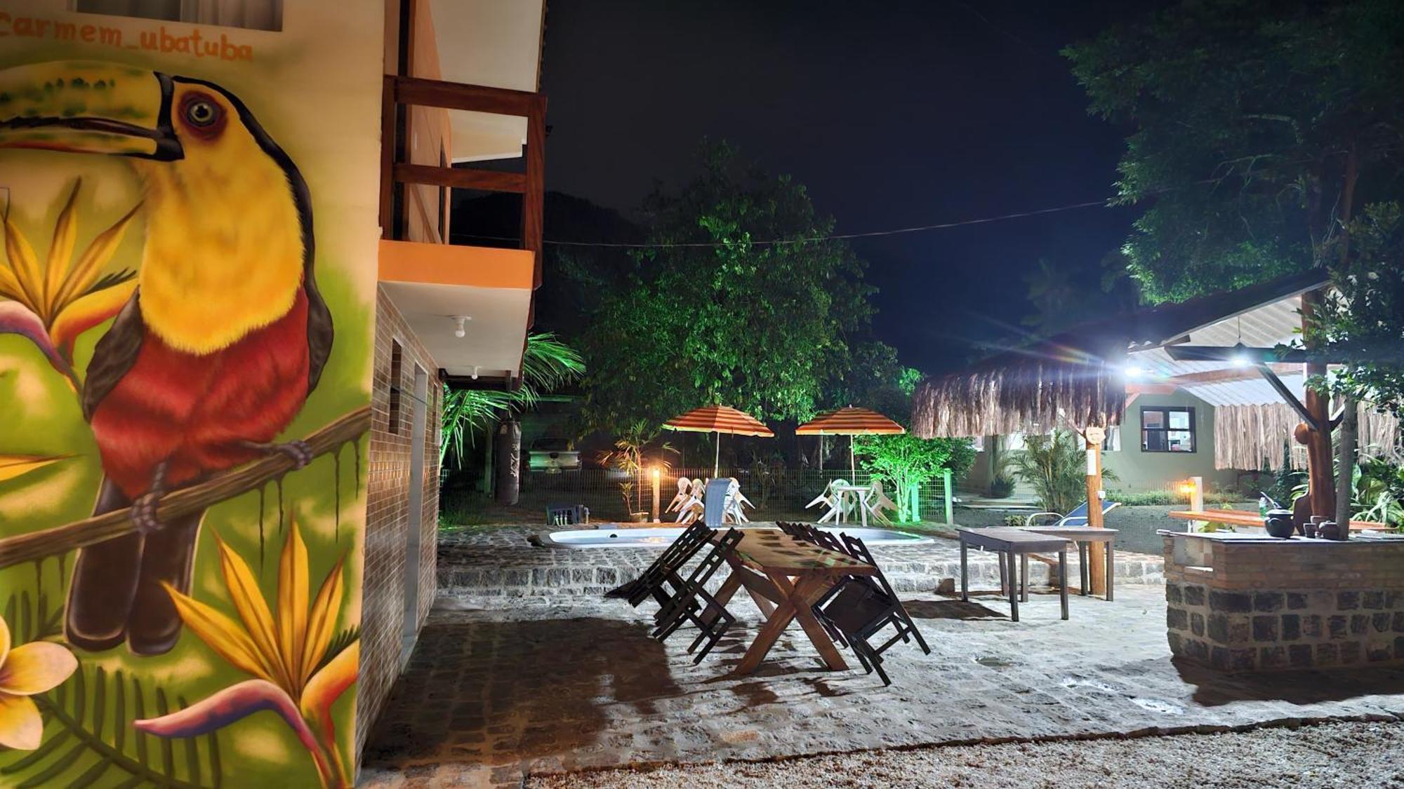 Pousada Dona Carmem Ubatuba Esterno foto